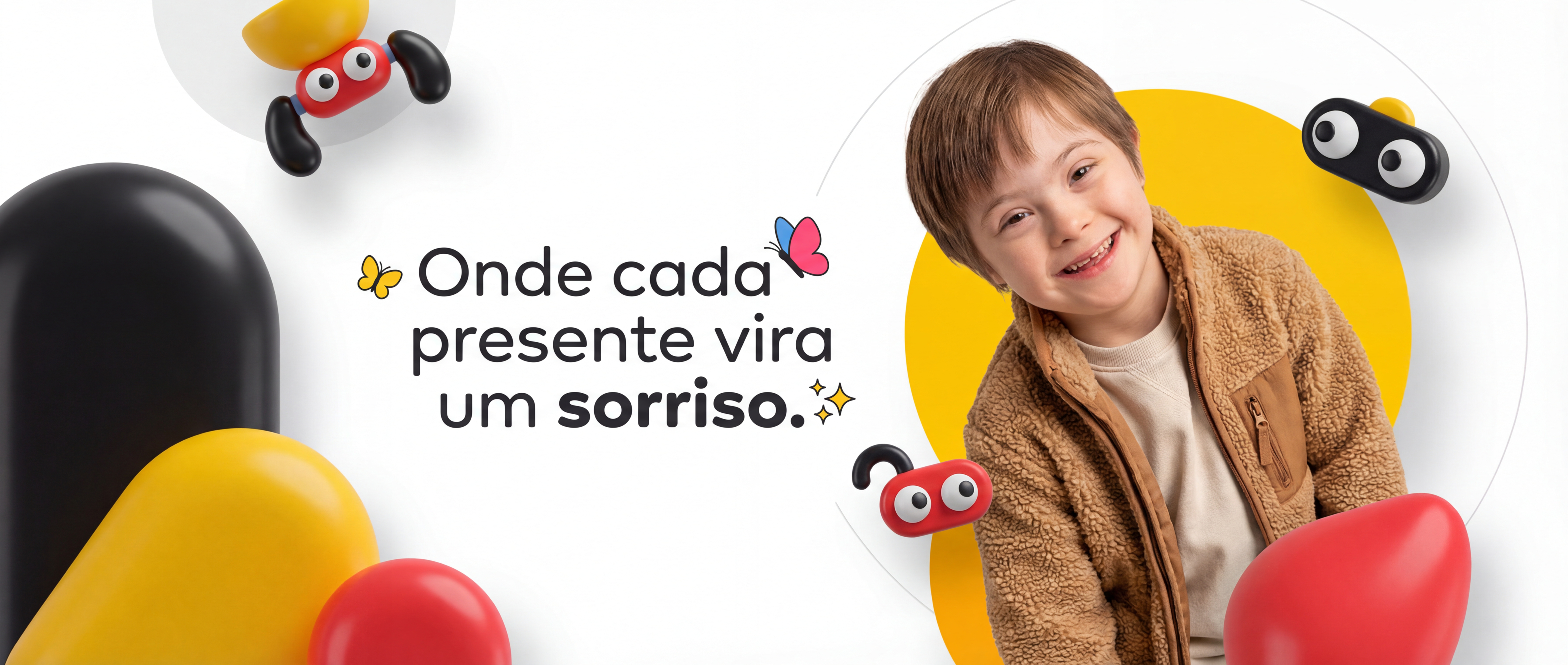 Onde cada presente vira um sorriso